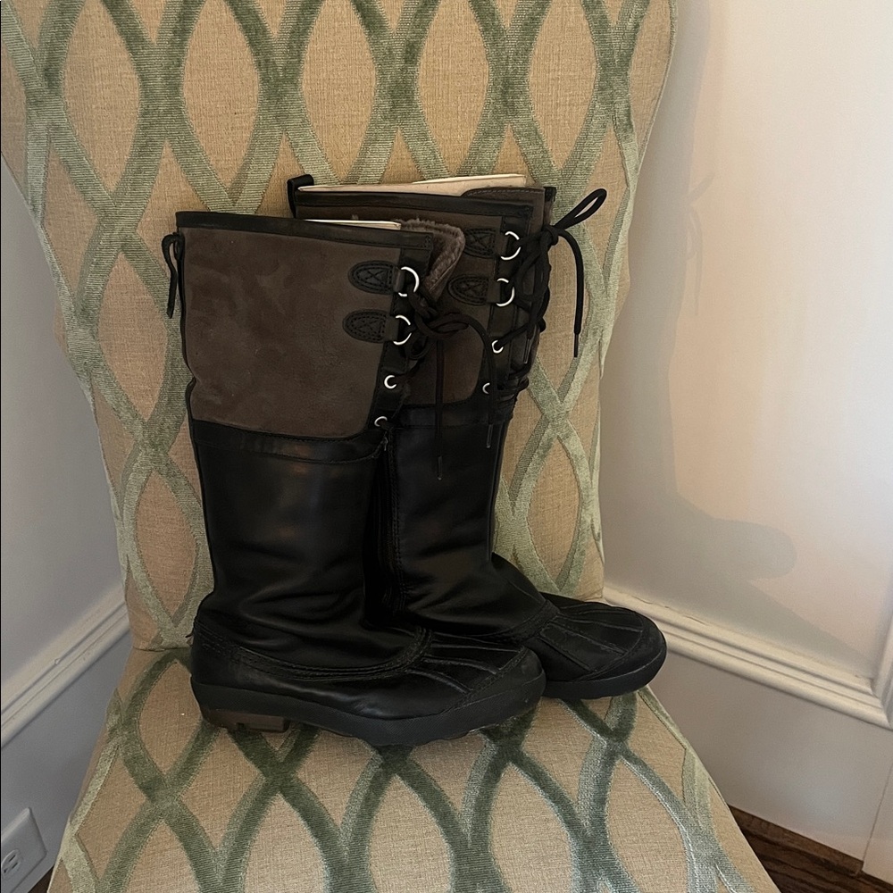 UGG Belcloud Waterproof Black Winter & Rain Boots
